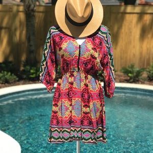 Angie Tribal Print Dress